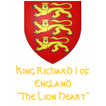 King Richard I of England "The Lionheart" Shirts