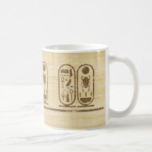 King Tut Cartouche Mugs