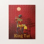 King Tut under a setting sun Puzzle