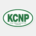Kings Canyon National Park Oval Stickers