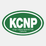 Kings Canyon National Park Oval Stickers