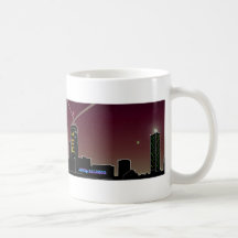 Kings of Crisis Red Skyline 15oz mug