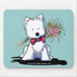 KiniArt Mr. Pawfect Westie Mousepad