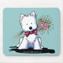 KiniArt Mr. Pawfect Westie Mousepad