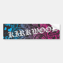 KIRKWOOD TATTOO BUMPER STICKERS