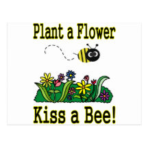 Kiss a Bee Postcards