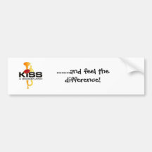 Kiss a Brassplayer Bumper Sticker