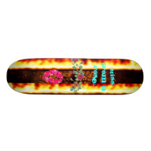 Kiss from a rose... skate board deck