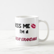 Kiss Me Great Grandma Mug