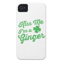 Kiss Me I'm a Ginger! iPhone 4 Cases