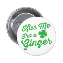 Kiss Me I'm a Ginger! Pins