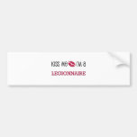 Kiss Me I'm a LEGIONNAIRE Bumper Stickers