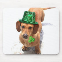 Kiss me I'm Irish Dachshund mousepad