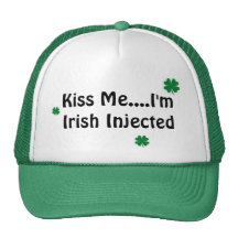 Kiss Me....I'm Irish Injected Trucker Hat