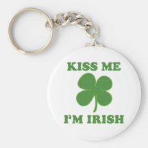 Kiss me i'm Irish Keychains