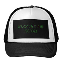 KISS ME I'M IRISH MESH HATS