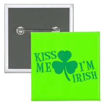 KISS me I'm Irish Pins