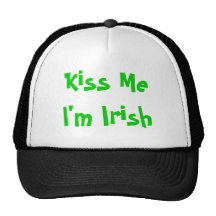 Kiss Me I'm Irish Trucker Hat