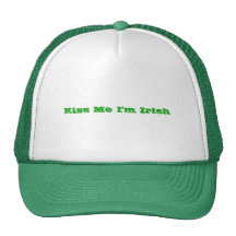 Kiss Me I'm Irish Trucker Hats