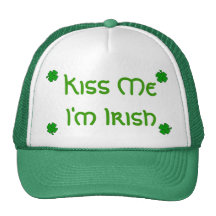 Kiss Me I'm Irish Trucker Hats