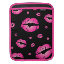 Kiss Me Love Lips iPad Sleeve