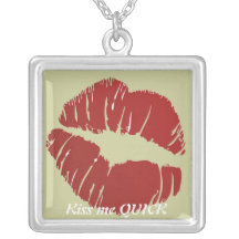 Kiss me QUICK Personalised Necklace