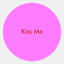 Kiss Me Sticker