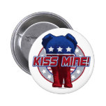Kiss Mine Anti Liberal by Grand Old Party Gear Pin
