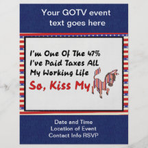 KISS MY DONKEY FULL COLOR FLYER