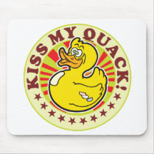 Kiss My Quack! Mousepads