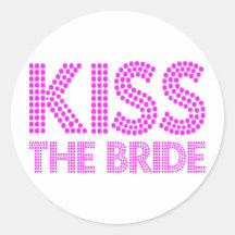 Kiss The Bride Sticker