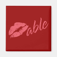 Kissable Valentine Magnet
