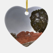 Kissing Camels Under Tree Christmas Tree Ornaments