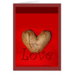 Kissing Couple Love Potato Greeting Cards