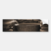 Kitchen Related Sepia Photos Bumper Sticker