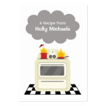 Kitchen Smoke & Fire Recipe Cards Business Card