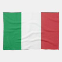 Kitchen towel with Flag of Italy