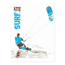 kite surf post card