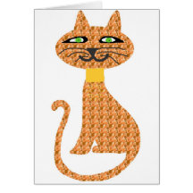 Kitt Cat blank card