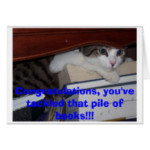 Kitten Graduation Greeting Card