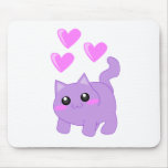 Kitten Hearts Mouse Mats