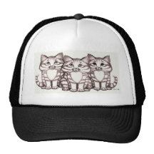 kittens3 trucker hats