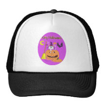 Kitty Halloween oval Hat