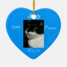 Kitty Heart Ornament