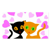Kitty Love Business Card Templates