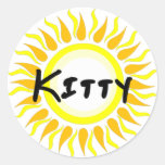 Kitty Sunshine Stickers