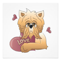 Kitty with Love Card Photo Print