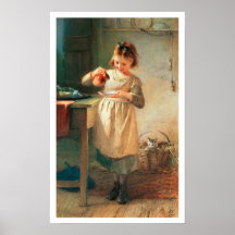 Kitty's Breakfast Poster
