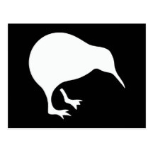 Kiwi New Zealand emblem Postcard