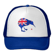 kiwi New Zealand flag soccer football gifts Hats